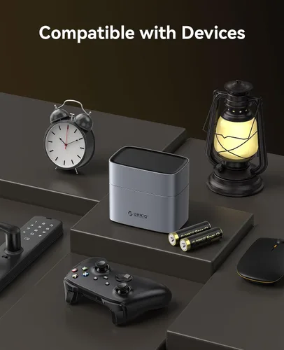 Miniatura 6 de ORICO Baterías de litio AA recargables con cargador (8 unidades, 1.5 V), recarga hasta 1500 ciclos, cargador rápido de 2.5 horas, baterías de iones