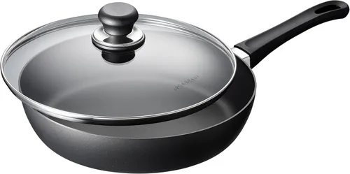 Miniatura 4 de Scanpan Sartén antiadherente clásica de 3.25 cuartos (11 pulgadas) con tapa, compatible con estufas de gas y eléctricas, apta para utensilios