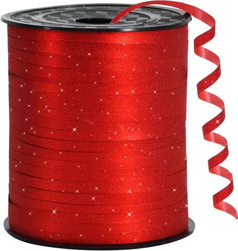Miniatura 18 de BEISHIDA Cinta Plateada Rizada Ondulada de 500 Yardas, Cuerda para Globos, Rollo Metálico Brillante para Cinta de Envolver Regalos para Fiestas