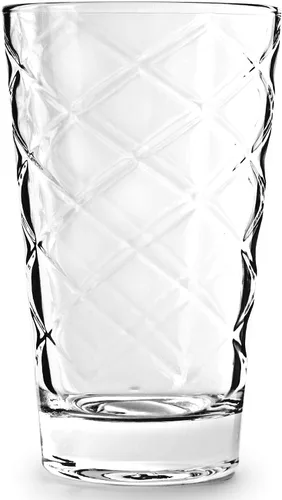 Miniatura 5 de Circleware 40170 Cosmo - Juego de 4 vasos altos de base pesada, vasos para bebidas de té helado, cristalería para agua, jugo, cerveza y decoración