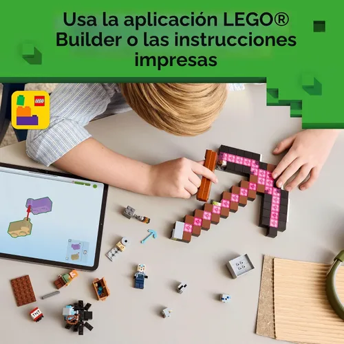 Miniatura 6 de LEGO Minecraft The Pickaxe Mine Juguete para Niños - Juego de construcción para niños y niñas, juguete de Minecraft para fanáticos