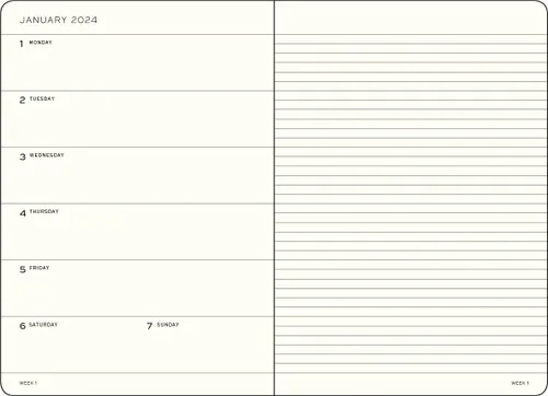 Miniatura 2 de LEUCHTTURM1917 - Agenda semanal y cuaderno 2024 con folleto adicional, tapa dura, composición (B5), verde (1 de enero - 31 de diciembre de 2024)
