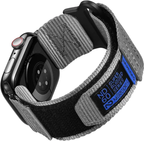 Miniatura 11 de Nereides Compatible con Correa de Apple Watch Ultra 3/2/1, Correa Deportiva de Nylon con Diseño Tejido para 49 mm (L, Negro)