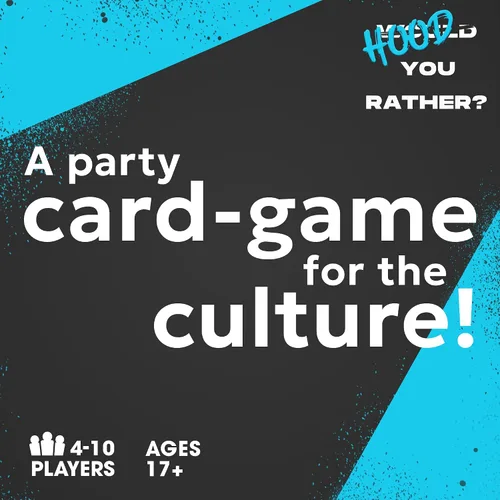 Miniatura 2 de Doin' The Most - Hood You Rather: Urban Black Culture Party. Juegos para adultos con un giro urbano inolvidable en el divertido juego de cartas
