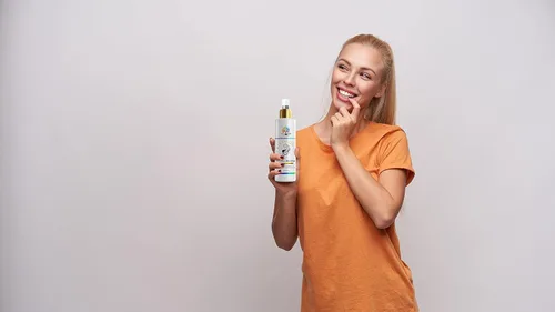 Miniatura 2 de Spray para el cabello con biotina y aceite de argán Acondicionador desenredante sin enjuague para un crecimiento y un nuevo crecimiento más