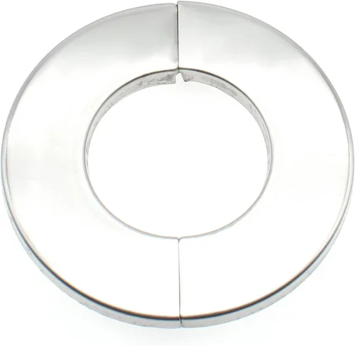 Miniatura 5 de Brida dividida de pared de acero inoxidable de 4.0 pulgadas, 2 piezas, escudo decorativo dividido, autoadhesivo, accesorios de cubierta de tubería