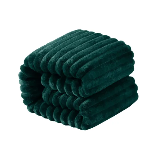 Miniatura 16 de NTBAY Manta de franela de felpa para bebé, manta suave y cálida para niños pequeños con textura a rayas para cochecito, cuna, viajes, 30 x 40 Negro
