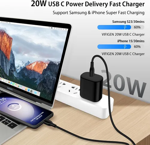 Miniatura 2 de Bloque cargador rápido USB C cable de carga para Samsung Galaxy S25 Edge S25 Ultra S24 FE S23 A17 A16 5G A15 A36 A26 A56 S22 Z Flip 7 Z Fold7, Todo