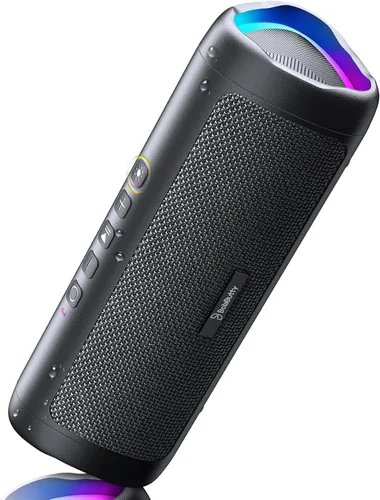 Altavoz Bluetooth, sonido HD de 20 W, inalámbrico portátil, IPX5 impermeable, hasta 24 horas de reproducción, TWS, para hogar, fiesta, exterior,