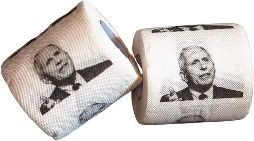 Anthony Fauci - Rollo de papel higiénico | Divertido regalo político de broma del Dr. Fauci para demócratas y republicanos que se oponen a Fauci |