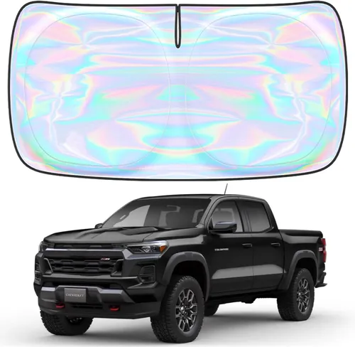 Miniatura 110 de Parasol para parabrisas Rivian R1S R1T 2022-2026 – Parasol compatible con Rivian R1S R1T plegable para ventana delantera, protector de visera solar
