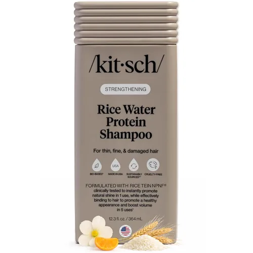 Miniatura 11 de Kitsch Champú de aceite de argán para el crecimiento del cabello - Champú reparador para el cabello para mujeres y hombres con Terabond™ - Cuidado