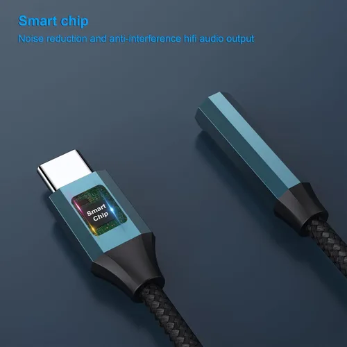 Miniatura 3 de BENFEI Adaptador USB C a conector de audio con chipset DAC, USB-C a auriculares hembra de 0.138 in compatible con iPhone 15 Pro Max/15 Pro/15