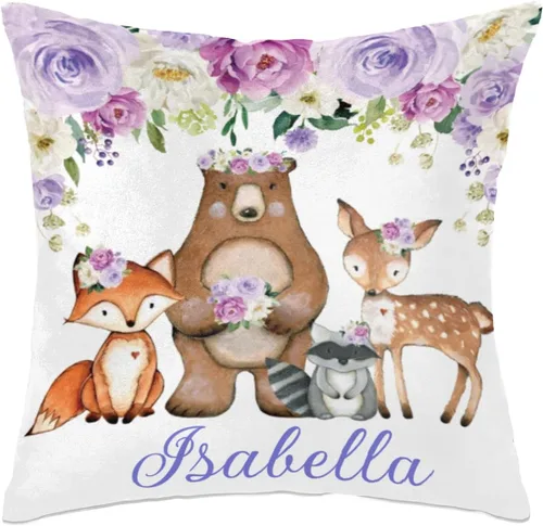 Miniatura 8 de Funda de almohada personalizada con nombre de bebé para bebé, niño y niña, almohada personalizada con nombre, almohada personalizada para sofá