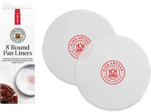 Miniatura 9 de King Arthur Baking Company - Revestimientos redondos para moldes para tartas, aptos para horno, reutilizables, antiadherentes, silicona de grado