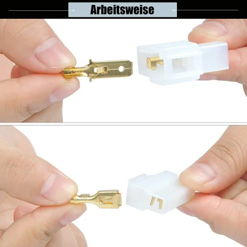 Miniatura 4 de Conectores eléctricos 0.110 in 2 3 4 5 6 9 pines conector de cable terminal macho hembra enchufe surtido kit para motocicleta, bicicleta, coche