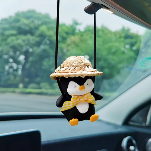 Miniatura 9 de Wonuu Lindo astronauta colgante de coche adorno colgante espejo retrovisor encanto decoración para accesorios de decoración de coche