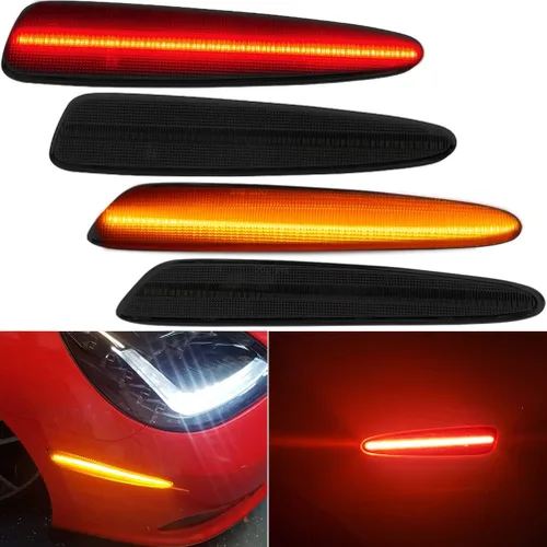 Kits de luces LED NJSBYL para marcador lateral C6 Corvette para Chevy Corvette C6 2005 2006 2007 2008 2009 2010 2011 2012 2013 Grand Sport Z06 ZR1,