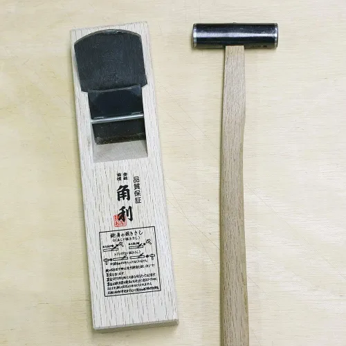Miniatura 4 de KAKURI Cepillo de mano de 50 mm para carpintería, KANNA cepillo de bloque japonés, herramienta manual de alisado, 9.5 x 2.5 x 2.4 pulgadas, cuerpo