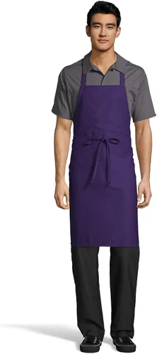 Miniatura 11 de Uncommon Threads Delantal con peto de restaurante clásico unisex para uniforme de trabajo