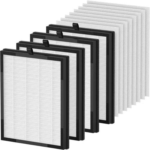 Miniatura 7 de AP2000WF - Filtro de repuesto compatible con KNKA AP2000WF Air Puri-Fier, 3 etapas de filtración con filtro de carbono, versión de eliminación