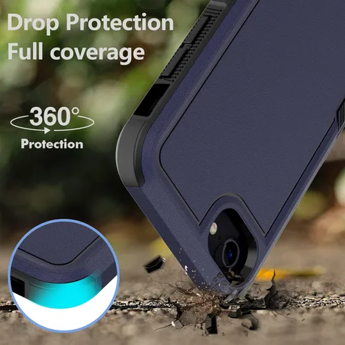 Miniatura 416 de Jeylly Funda para iPhone SE/Funda para iPhone 5S, Exterior de Plástico Duro que Absorbe Golpes + Interior de Silicona de Goma Defensor contra