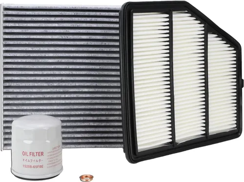 Miniatura 48 de Filtro de aire de motor CA11399 y filtro de aire de cabina CF10134 apto para Honda Accord L4 2014-2015 2017-2022 híbrido 2.0L