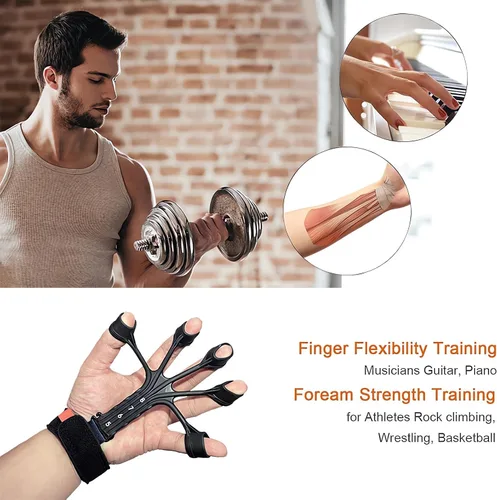 Miniatura 3 de Entrenador de agarre para manos – Gripster 2025 Actualizado Entrenador de fuerza de dedo grueso, más ergonómico y duradero Gripster Entrenador