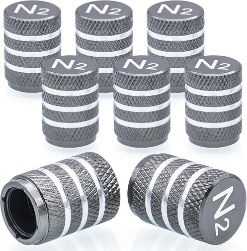 Miniatura 11 de 4 piezas de tapas de válvula de rueda con forma de punta, válvula de rueda de aleación de aluminio con punta, universal para automóviles, SUV