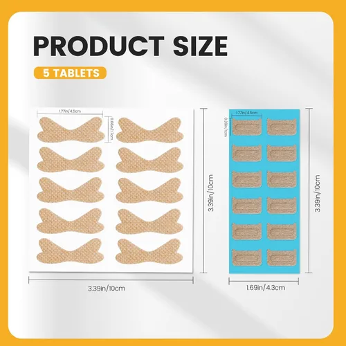 Miniatura 8 de BEZOX 60 parches correctores de uñas encarnadas transpirables y 50 calcomanías para uñas encarnadas – Cinta de uñas encarnadas