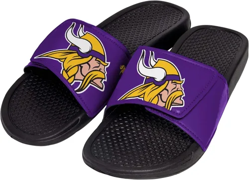 Miniatura 6 de FOCO mens NFL Team Cropped Big Logo Shower Sport Slide Flip Flop Sandals