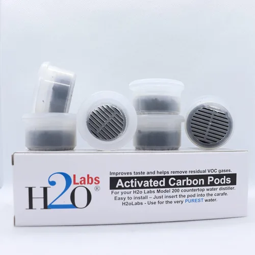 Miniatura 2 de Cápsulas de carbón activado para destilador de agua H2o Labs Model 200