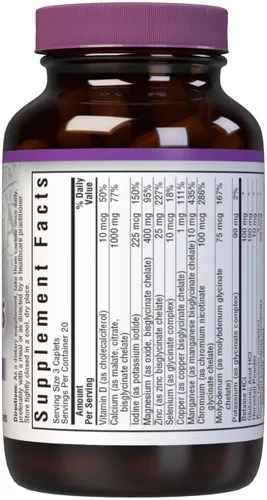 Miniatura 2 de Bluebonnet Nutrition Multiminerales quelados de alta potencia (sin hierro), minerales quelados Albion, sin soja, sin gluten, sin OMG, certificado