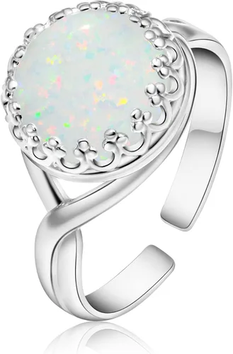 925 Sterling Silver Gemstone Rings for Women - Anniversary Rings for Women - Sterling Silver Rings for Women - Dainty Sterling Silver Rings -