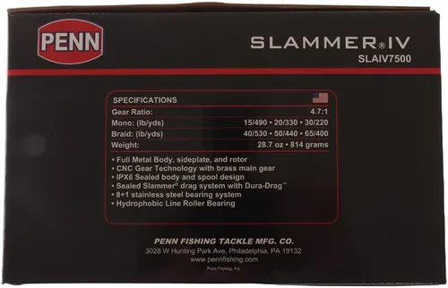 Miniatura 4 de Penn Carretes de pesca giratorios Slammer IV