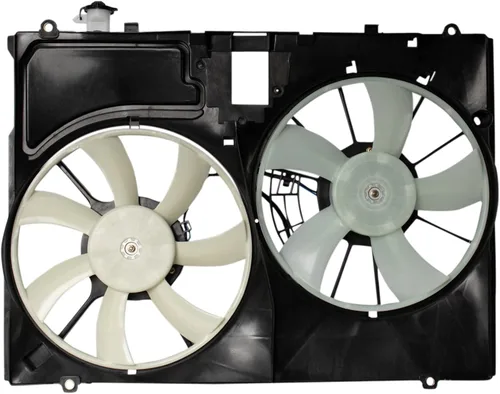 Miniatura 72 de TRQ Conjunto de ventilador de refrigeración dual del radiador compatible con Toyota Highlander 2008-2013 TO3115155