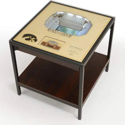 Miniatura 31 de YouTheFan NCAA - Mesa auxiliar iluminada StadiumView de 25 capas