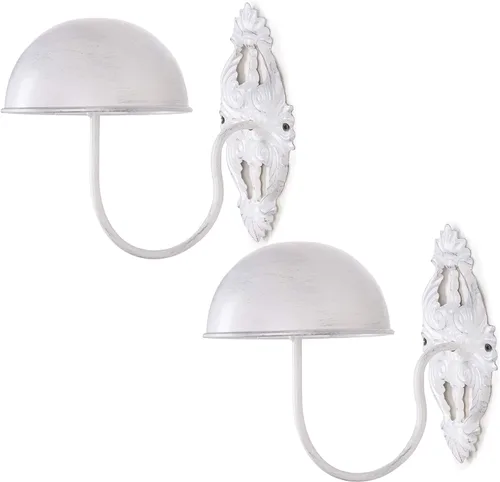 Miniatura 6 de MyGift Soporte de pared para sombrero, 2 unidades, soporte para sombreros, perchero para sombrero de vaquero para pared, gorra de béisbol, peluca