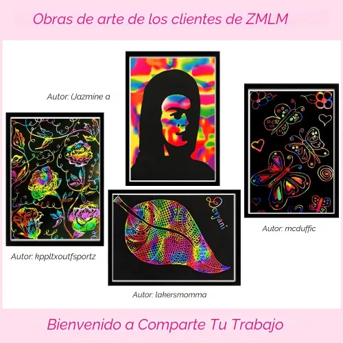 Miniatura 5 de ZMLM Regalo de manualidades de papel para rascar, paquete de 2 cuadernos de arcoíris, suministros de juguetes, rellenos para cesta de Pascua