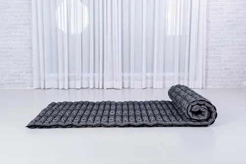 Miniatura 4 de Leewadee - Colchón plegable - Futón japonés enrollable -Alfombra de tatami triple pliegue - Cama de piso para invitados - Colchón de camping
