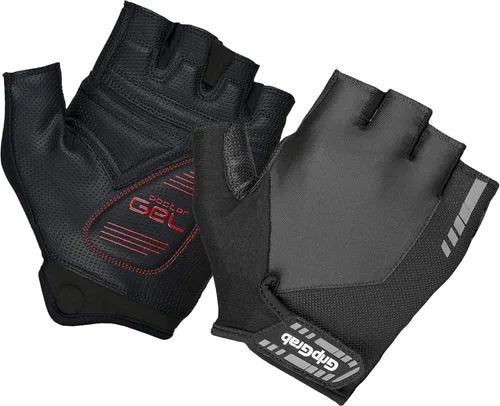 GripGrab ProGel - Guantes de ciclismo acolchados para hombre, guantes de ciclismo sin dedos, guantes de ciclismo para hombres
