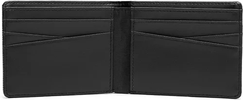 Miniatura 2 de Lanyani Carteras RFID Bifold Simple, Sintético-negro-s, Casual