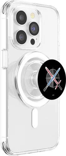 Miniatura 3 de Star Wars PopSockets MagSafe PopGrip con sable de luz azul vs rojo para iPhone