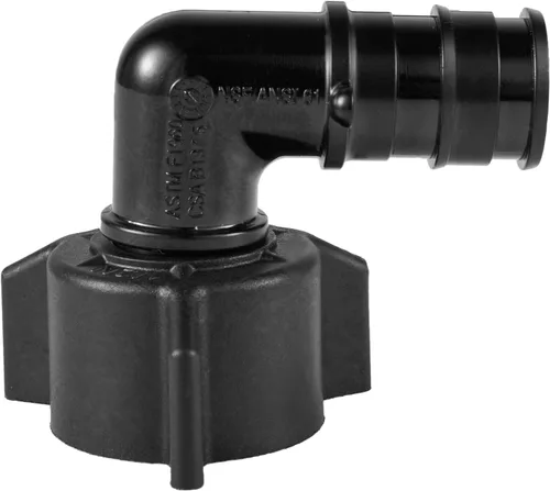Miniatura 2 de EFIELD Poly PPSU Pex-A Adaptador de expansión 1/2" X 1/2" Hembra NPT Adaptador de codo giratorio (PPSU1960047)