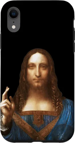 Miniatura 25 de Funda para iPhone 12 Pro Max Leonardo da Vinci - Salvator Mundi (salvador del mundo)