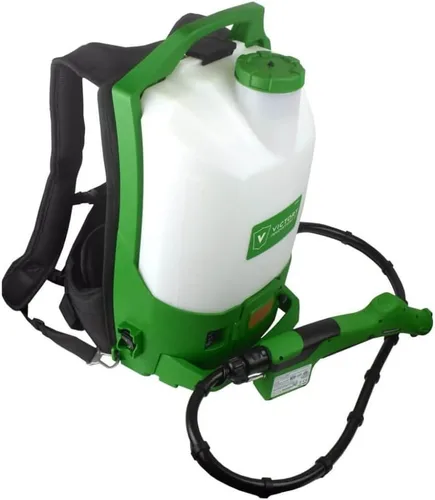 Victory Innovations máquina pulverizadora de mochila electrostática inalámbrica para desinfectantes, saneadores, limpieza, verde, VP300ES