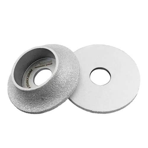 Miniatura 14 de SHDIATOOL 3 Pulgadas/75mm Rueda de Diamante de Perfil Manual Altura 10mm Demi-bullnose Borde de Molienda para Piedra Mármol Granito Roca