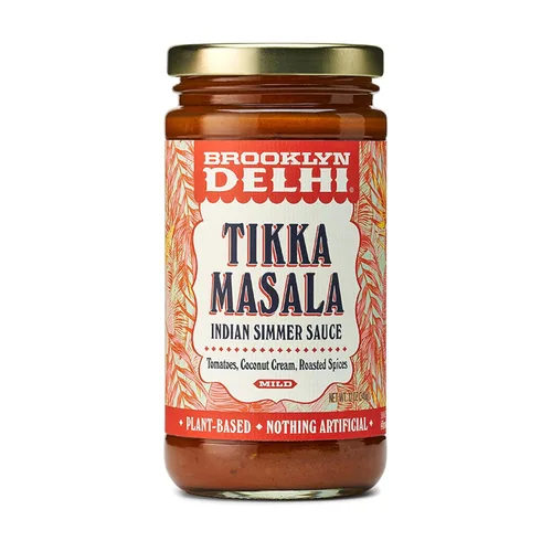 Miniatura 15 de Brooklyn Delhi Masala de mantequilla de anacardo - Salsa india a fuego lento con tomates crema de anacardo, pimentón dulce, 12 onzas, lo