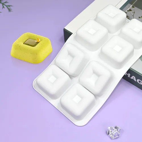 Miniatura 14 de mostsom Moldes de silicona para mousse de 12 cavidades, forma rectangular 3D, para chocolate, trufa, mousse, pastel, postre, moldes para hornear