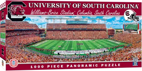 Miniatura 50 de MasterPieces Rompecabezas de 1000 piezas – NCAA Texas A&M Aggies vista panorámica del estadio de fútbol americano, divertido para adultos y familia